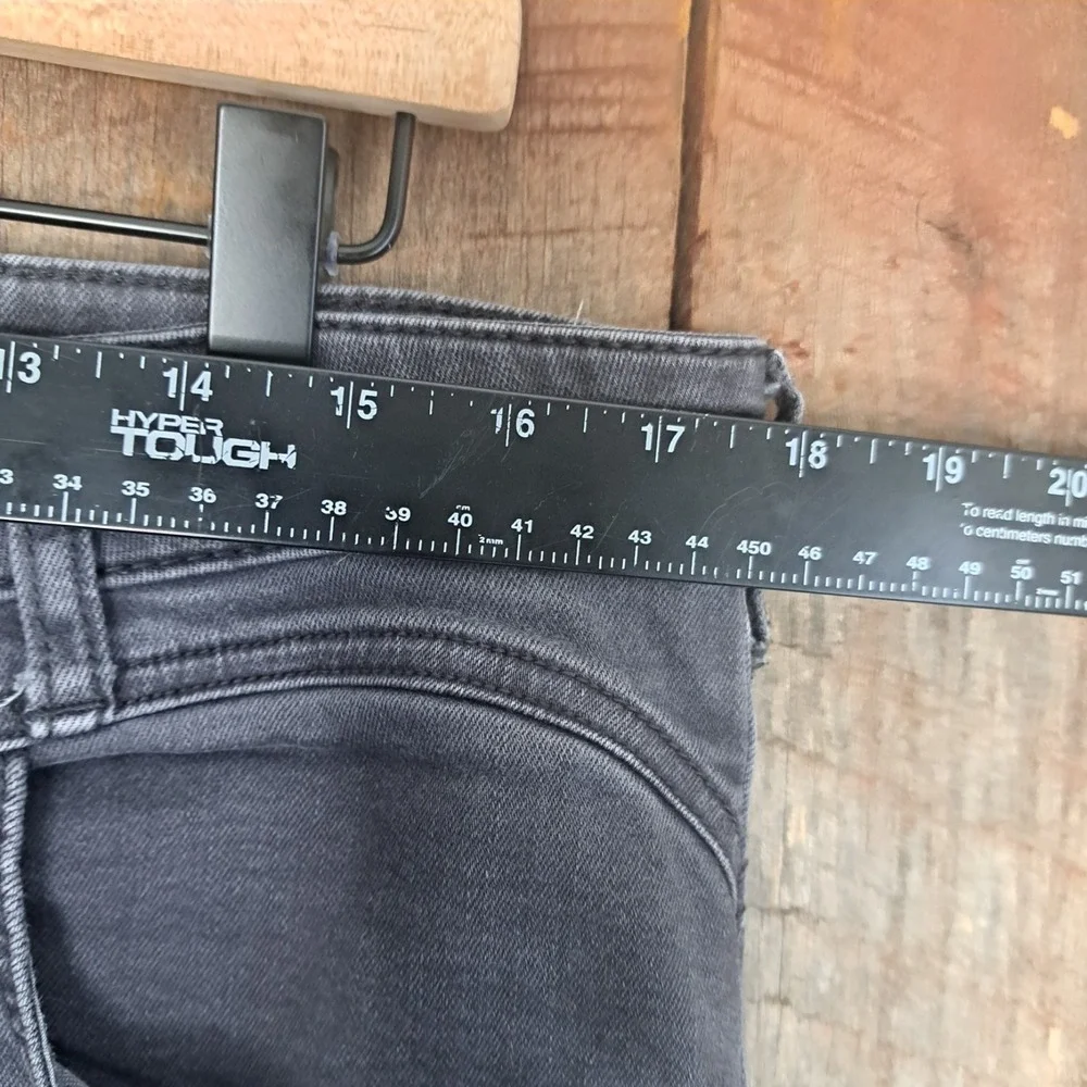 Indie Sleaze Grunge Normcore Anthropologie Pilcro Womens 33 Jeans High Rise Gray